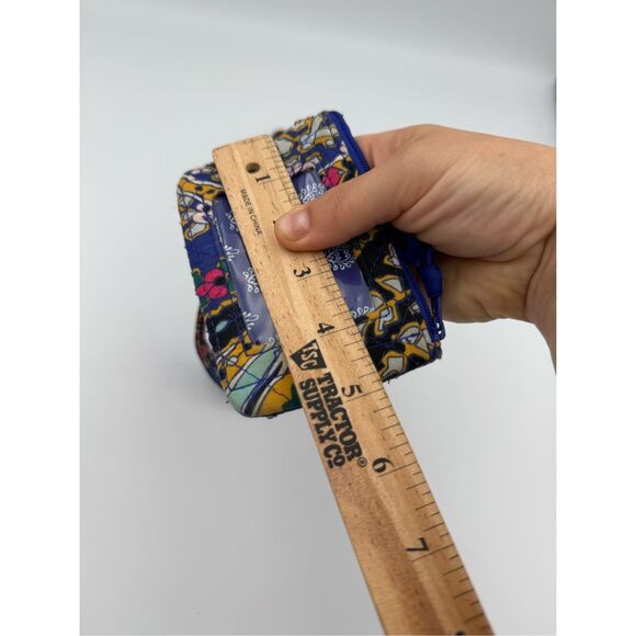 Vera Bradley Womens Blue Romantic Paisley ID Card Holder & Lanyard - Picture 5 of 5